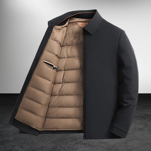 Men's Down Jacket With Removable Insulation Classic Fit